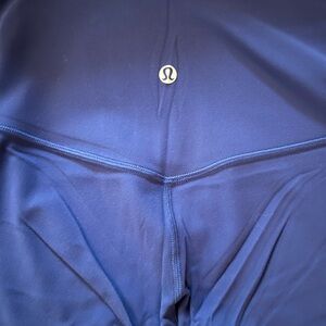 Lululemon Align Royal Blue 3/4 Length Leggings- Size 4